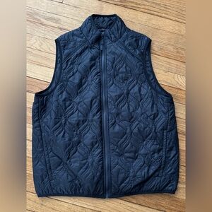 Fabletics Navy Quilted Vest
